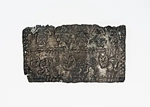 Fragment of a Band with Raised Relief Depicting Felines and Fish