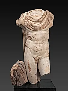 Fragment of a Portrait Statue of a Man by Ancient Roman