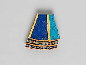 Fragment of an Inlay in the Shape of a Broad Collar by Ancient Egyptian