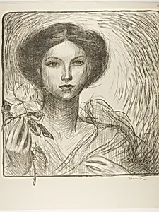 French art Exhibition in Krefeld by Théophile-Alexandre Pierre Steinlen