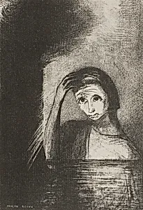 Frontispiece from Emile Verhaeren's Les Debacles by Odilon Redon