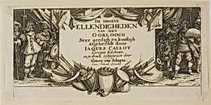 Frontispiece, from The Large Miseries of War