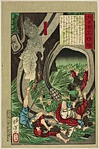 General Tamichi, from the series A Mirror of Famous Japanese Generals by Tsukioka Yoshitoshi