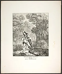 Ghost on the Kanderer Road (Gespenst an der Kanderer Strasse), plate six from the series Poems in the Dialect of the Upper Rhine Region (Zehn Blätter zu Hebels Alemannischen Gedichten)