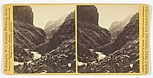 Giant's Gateway, Cañon of North Fork, No. 83 from the series "Yellowstone National Park Views"