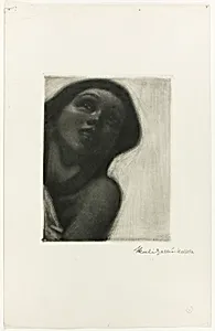 Girl's Face, from Spring Fresco of Jusélius Mausoleum