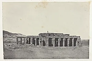 Gournah, Tombeau d'Osymandias; Thèbes, plate 58 from the album "Egypte, Nubie, Palestine et Syrie" (1852) by Maxime Du Camp