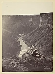 Grand Cañon of the Colorado River, Mouth of Kanab Wash, Looking West
