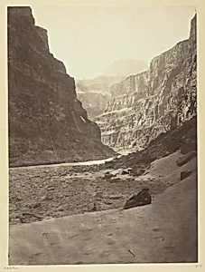 Grand Cañon of the Colorado River, Mouth of Kanab Wash, Looking West