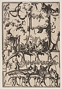 Grotesque Ornament and Tomb Design, from Veelderleij veranderinghe van grotissen...