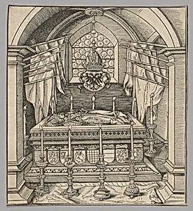 Gruftblatt, plate 24 from Historical Scenes from the Life of Emperor Maximilian I from the Triumphal Arch