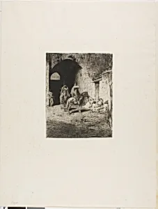 Guard of the Casbah in Tetuan