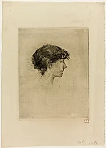 Head of a Girl, Profile