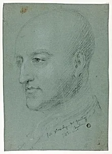 Head of a Man (recto); Head of a Woman (verso)