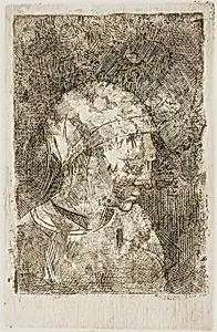 Head of a Young Girl (Compiler's Title) by Odilon Redon