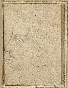 Head of a Youth in Profile to Left