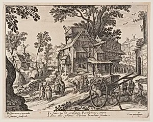 Healing of the Paralytic, from Landscapes with Scenes from the Life of Christ