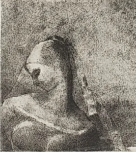 Helen - Ennoia, plate 10 of 24 by Odilon Redon