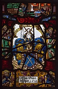 Heraldic Panel of Franz Buder by Unknown