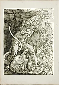 Hercules Killing the Lernean Hydra, from Scenes from the Life of Hercules