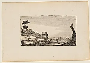 Hilly Panorama, from Twelve landscapes with Figures