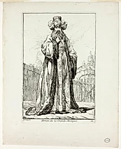 Himan de la Grand Mosquèe, plate eleven from Caravanne du Sultan à la Mecque