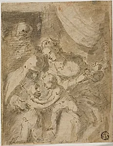 Holy Family with the Infant Saint John and Saint Anne