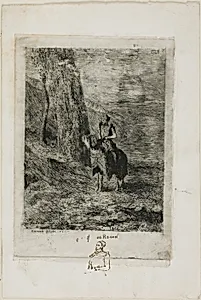 Horseman Waiting by Odilon Redon