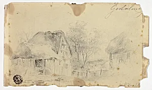 House with Thatched Roof