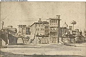Houses on the Tiber