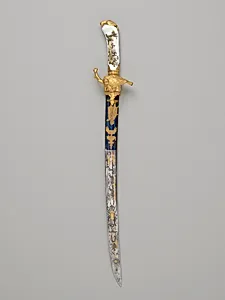 Hunting Hanger with Scabbard Locket by Meissen Porcelain Manufactory