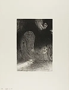 I Have Sometimes Seen in the Sky What Seemed Like Forms of Spirits, plate 21 of 24 by Odilon Redon