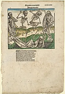 Image of Death (Imago Mortis), from the Nuremberg Chronicle