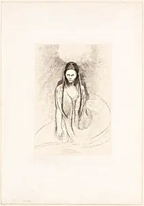 Intelligence was Mine! I Became the Buddha, plate 12 of 24 by Odilon Redon