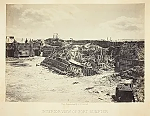 Interior View of Fort Sumpter by George N. Barnard