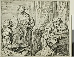 Interior with Two Pairs of Lovers and a Fool