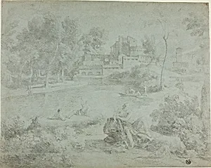 Italianate Landscape with Bathers
