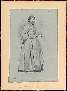 Italienne (Gaëta) by Hilaire Germain Edgar Degas