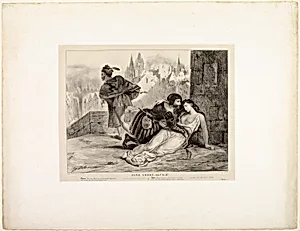 Jane Shore by Eugène Delacroix