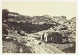 Jerusalem from the Wall of En-Rogel by Francis Frith