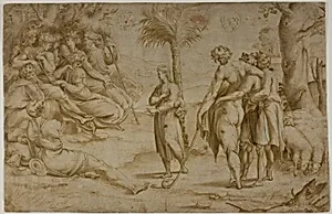Joseph Explaining His Dreams to His Brothers by Raphael