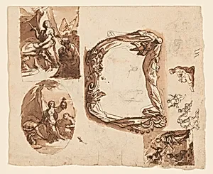 Judith and Holofernes and Other Studies (recto); Diana and Endymion (verso)