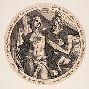 Judith with the Head of Holofernes by Hendrick Goltzius