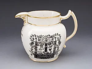Jug with Masonic Iconography