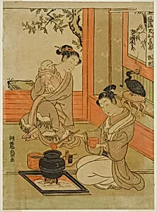 Kakkyo (Chinese: Guo Ju), from the series "Fashionable Japanese Versions of the Twenty-four Paragons of Filial Piety (Furyu Yamato nijushiko)" by Isoda Koryusai