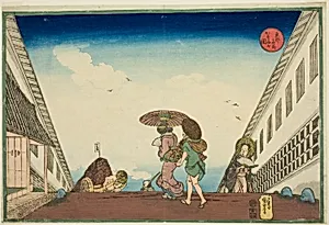 Kasumigaseki, from the series "Famous Places in the Eastern Capital (Toto meisho)" by Utagawa Kuniyoshi