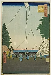 Kasumigaseki, from the series “One Hundred Famous Views of Edo (Meisho Edo hyakkei)” by Utagawa Hiroshige