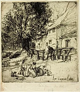 Kew Side, A Fragment by Francis Seymour Haden
