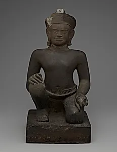 Kneeling Hunchback by Khmer