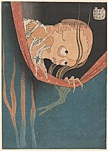 Kohada Koheiji, from the series "One Hundred Ghost Tales (Hyaku monogatari)" by Katsushika Hokusai